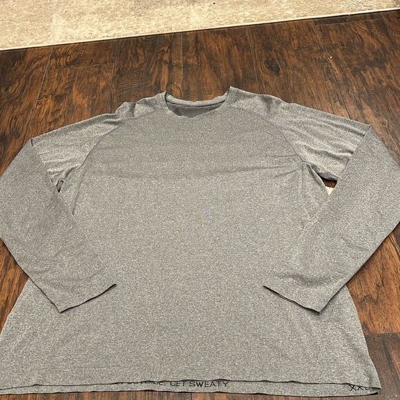 Lululemon metal tech vent shirt size XXL in EUC light grey - Picture 1 of 12